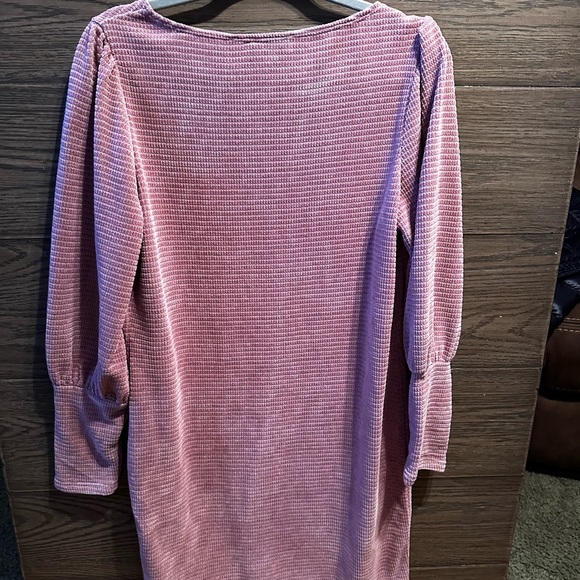 Chenault Mauve Textured Knit Top - Picture 3 of 3